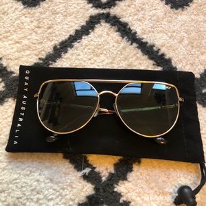 Quay Australia oversized aviator sunglasses